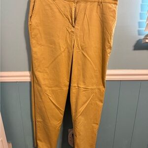 J. Jill Mustard Yellow Chino Pants